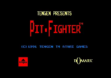 Pit-Fighter (1991)(Domark) screen shot title